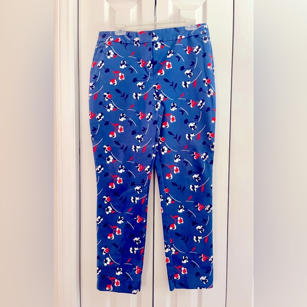 Boden Flower Patterned, Ankle Length Chinos Pants